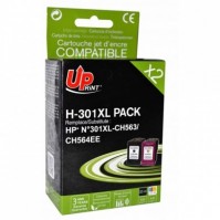 Sada kompatibilní HP 301XL černá + barevná HP 14ml + 18ml