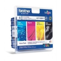 Sada 4ks Brother LC-1100HYBK,C,M,Y