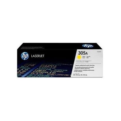 Toner HP CE412A, HP 305A žlutý 2600stran